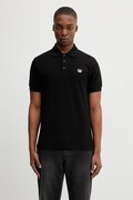 Kenzo polo shirt Men's cotton GOTS KENZO WILD TIGER SLIM POL black FG55PO1014PU