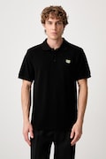 Kenzo GOTS KENZO WILD TIGER SLIM POL polo tričko bavlnené pánske čierne FG55PO1014PU