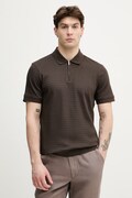 Joop! polo męskie bawełniane brązowe 30101932