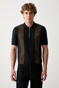Fred Perry polo męskie z bawełną granatowe K2310