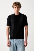 Fred Perry polo męskie z bawełną czarne K2310