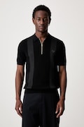 Fred Perry polo shirt with cotton Men's black K2310