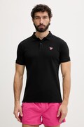 Guess polo tričko pánske bavlnené čierne F6GP03 K9WF1