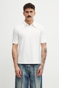 MM6 Maison Margiela polo pentru bărbați, din bumbac alb SH2GL0011.M20108