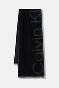 Calvin Klein szalik damski kolor czarny z nadrukiem LV04F8066G