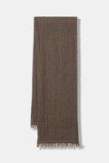 Marella szal damski lniany MLACOLONO brązowy 2613541027200