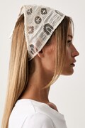 Haveone хустка на шию жіноча бежева WMA-Q038