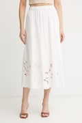 Weekend Max Mara спідниця бавовняна CARAVAN біла 2615101082600