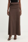 Guess spódnica MILENA kolor brązowy maxi rozkloszowana W6RD58 KAQL2
