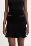 Guess fustă RAINA culoarea negru, mini, evazați, W6RD75 Z4422
