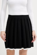 Karl Lagerfeld spódnica kolor czarny mini rozkloszowana B1W12003