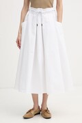 United Colors of Benetton Φούστα σε γραμμή Α λευκή απλή 4RKGD005R