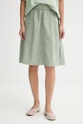 Marc O'Polo fustă cu bumbac verde simplă 5000013065