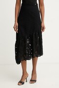 Guess spódnica bawełniana SHARON czarna gładka W6GD40 W1882