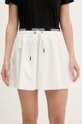 Tommy Jeans spódnica bawełniana biała gładka DW0DW22299