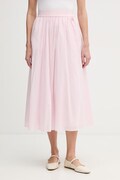 Joop! spódnica bawełniana różowa gładka 30102096