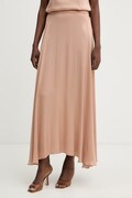 Haveone spódnica z wiskozy beżowa gładka GWG-Q007