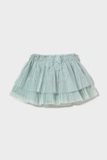 Mayoral spódnica dziecięca kolor turkusowy mini rozkloszowana 1902