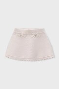 Dievčenská sukňa Mayoral béžová farba, mini, áčkový strih, 3902