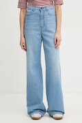 Weekend Max Mara jeansy wide leg damskie LATINO niebieskie 2615181012600