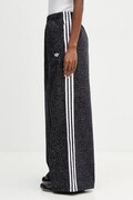 adidas Originals spodnie bawełniane damskie kolor czarny szerokie high waist KD2816