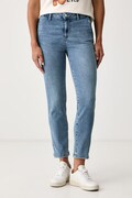 United Colors of Benetton jeansy chino damskie granatowe 4LCBDF0B8