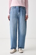 Karl Lagerfeld jeansy slouchy damskie niebieskie B2W10080