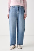 Karl Lagerfeld jeansy slouchy damskie niebieskie B2W10080