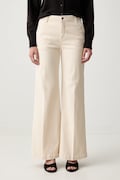 ViCOLO jeansy wide leg damskie beżowe DAB5171