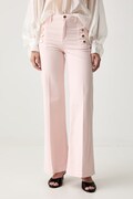 ViCOLO jeansy wide leg damskie różowe DAB5169