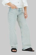 Calvin Klein Jeans blugi wide leg pentru copii albaștri LVCKSJC02G