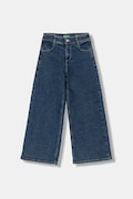 United Colors of Benetton jeansy wide leg dziecięce granatowe 45ONCE03R