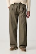 Lindbergh jeansy relaxed fit męskie beżowe 30.060001CD