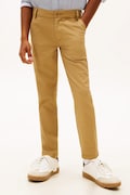 Tommy Hilfiger spodnie chinos męskie bawełniane brązowe KB0KB09638