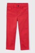 Mayoral spodnie dziecięce kolor czerwony gładkie 505