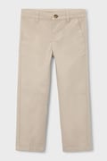 Mayoral spodnie dziecięce kolor beżowy gładkie 512