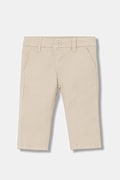 Mayoral spodnie dziecięce kolor beżowy gładkie 522