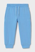 Mayoral spodnie dresowe dziecięce kolor niebieski gładkie 711