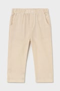 Mayoral spodnie dziecięce kolor beżowy gładkie 1518