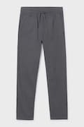 Mayoral spodnie z dodatkiem lnu dziecięce kolor szary gładkie 6563