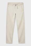 Mayoral spodnie bawełniane dziecięce kolor beżowy gładkie 6564