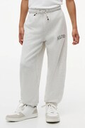 Tommy Hilfiger spodnie joggery dziecięce z bawełną szare KB0KB10254