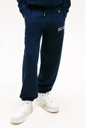 Tommy Hilfiger spodnie joggery dziecięce z bawełną granatowe KB0KB10254