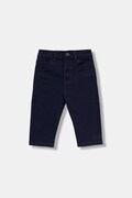 United Colors of Benetton spodnie dziecięce bawełniane z elastanem granatowe 4TCGGE009