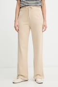 Weekend Max Mara spodnie dresowe VOLIERA damskie kolor beżowy gładkie 2615781021600