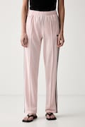 adidas Originals pantaloni de trening femei Firebird Classic roz high waist KC6562