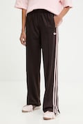 adidas Originals spodnie dresowe Firebird Classic damskie kolor brązowy z aplikacją KC6563