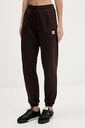 Бавовняні спортивні штани adidas Originals Essentials колір коричневий однотонні KC9071