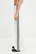 adidas Originals Terry Towel Firebird spodnie dresowe damskie beżowe high waist KD1415
