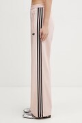 adidas Originals Classic pantaloni de trening cu bumbac femeiești roz high waist KE3896